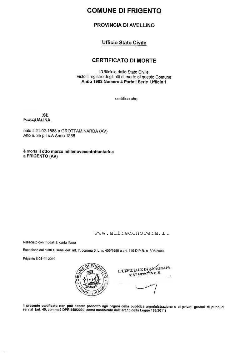 Certidão de óbito