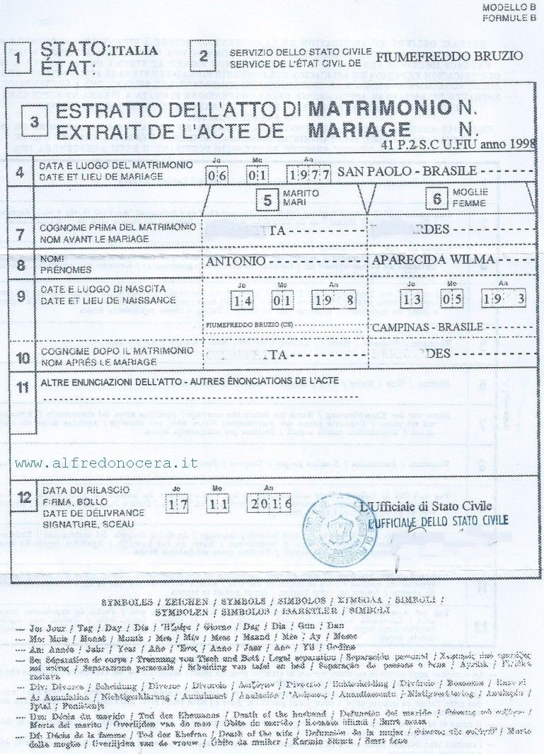 CERTIDÃO DE CASAMENTO